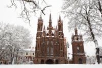 Šv.Onos bažnyčia žiemą